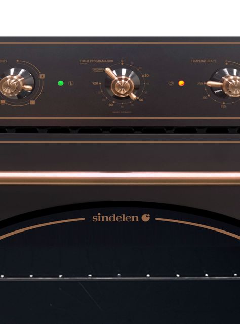 Horno Empotrable Eléctrico Sindelen Retro Design He-7220RNG-2