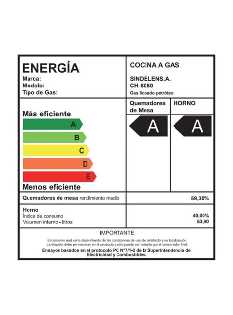 Cocina a Gas 4 Quemadores CH-5050NG 49 cm-4