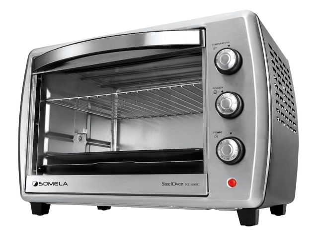 Horno Eléctrico Somela SteelOven TO3600RC 36 Lt Negro-0