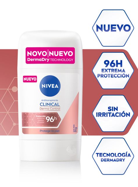 Clinical Antitranspirante en Barra F 50 ml-1