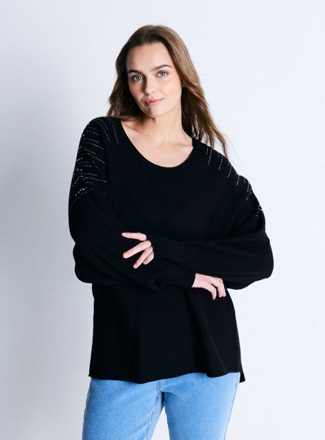 Sweater Liviano con Tachas-0