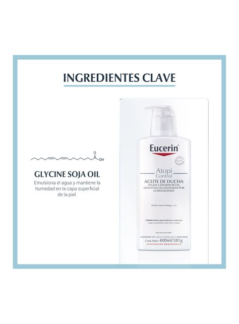 Aceite Eucerin de Ducha Atopi Control 400 ml-3