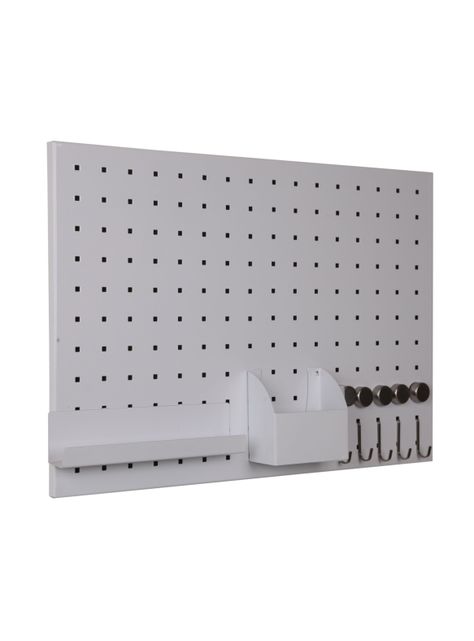 Organizador de Pared Blanco Metal-1