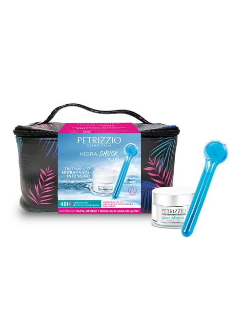 Set de Crema + Masajeador + Necessaire HidraShock Plus Petrizzio-0