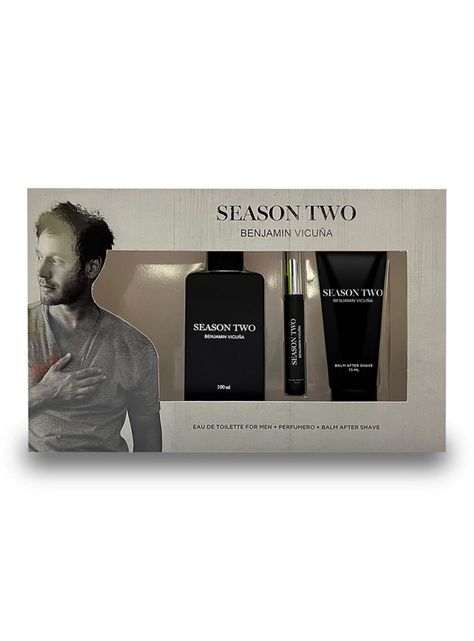 Set Perfume Season Two EDT Hombre 100 ml + Gel After Shave Benjamín Vicuña-0