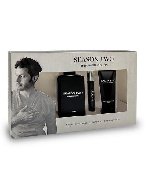 Set Perfume Season Two EDT Hombre 100 ml + Gel After Shave Benjamín Vicuña-1