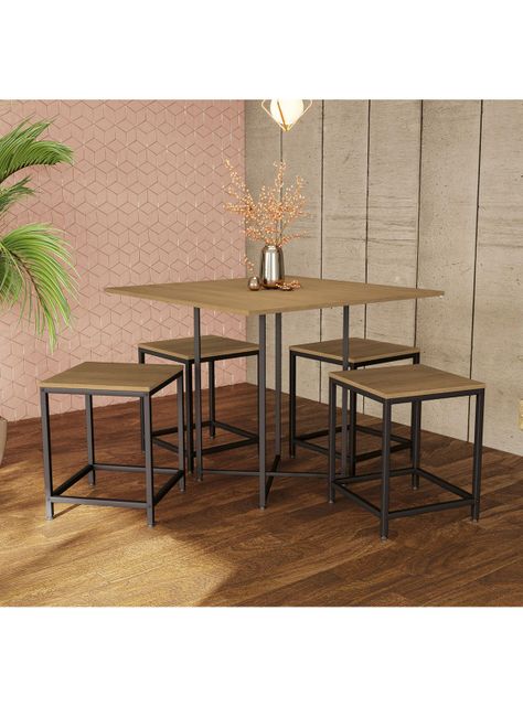 Mesa Cuadrada Freijó Negro LI011-3