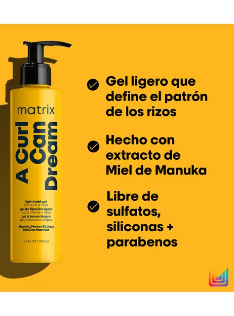 Gel Definición Cabello Rizado a Curl Can Dream 250 ml Matrix-3