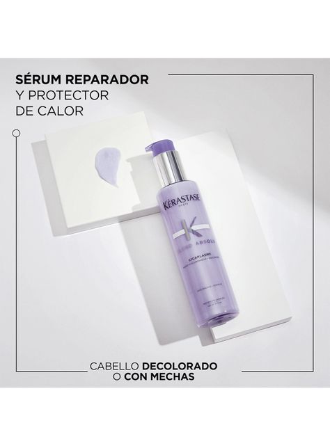 Set Reparación Cabello Rubio o Decolorado Blond Absolu Shampoo 250ml + Acondicionador 250ml + Serum Cicaplasme 150ml Kérastase-3