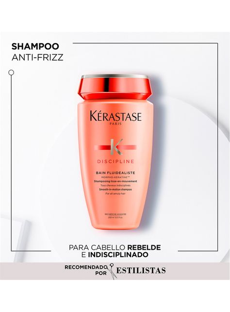 Set Hidratación Cabello Rebelde con Frizz Shampoo 250ml + Acondicionador 200ml + Keratine Thermique 150ml Kérastase-1