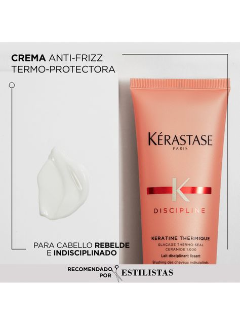 Set Hidratación Cabello Rebelde con Frizz Shampoo 250ml + Acondicionador 200ml + Keratine Thermique 150ml Kérastase-3