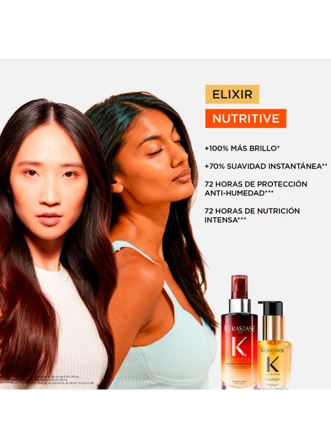 Set nutrición Serum Nocturno 8H Magic Night 90ml Nutritive+ Elixir Ultime 30ml Kerastase-5