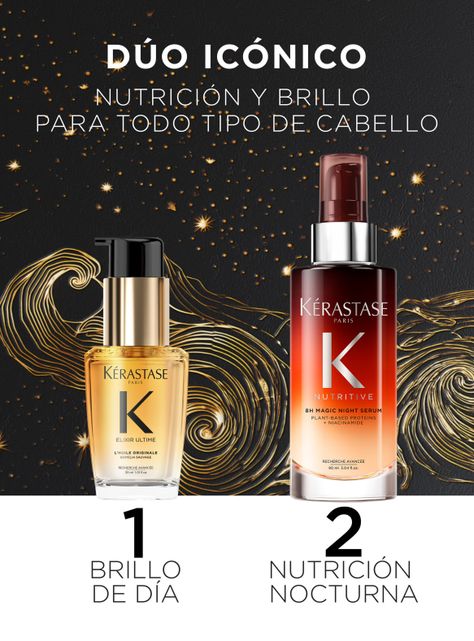 Set nutrición Serum Nocturno 8H Magic Night 90ml Nutritive+ Elixir Ultime 30ml Kerastase-2