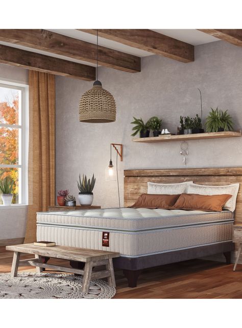 Cama Europea Máximo Cobre 2 Plazas 150 x 200 cm + Respaldo Design Gráfito-5