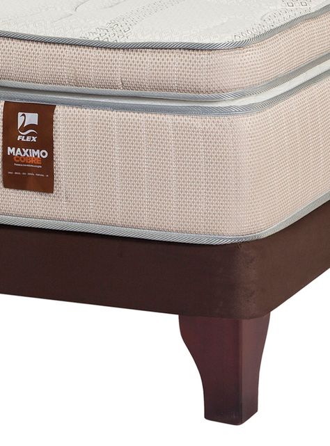Cama Europea Máximo Cobre King 180 x 200 cm + Respaldo Design Gris-3