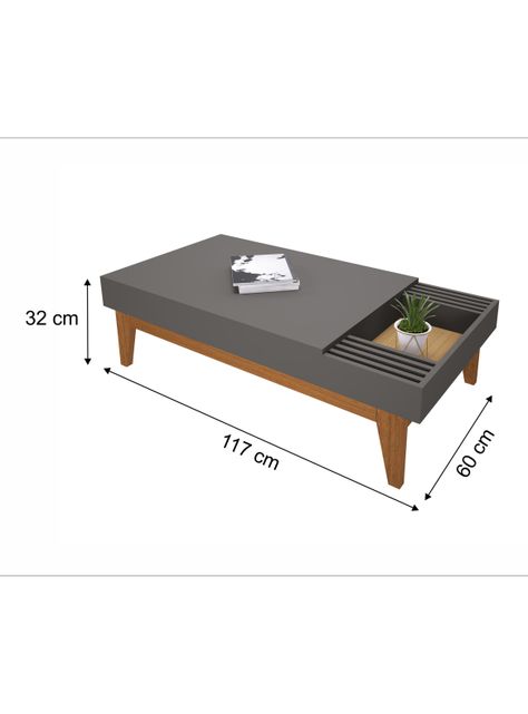 Mesa de Centro La Vie Cinza-1