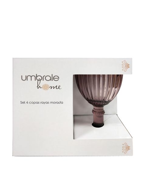 Set 4 Copas Rayas Morada-3