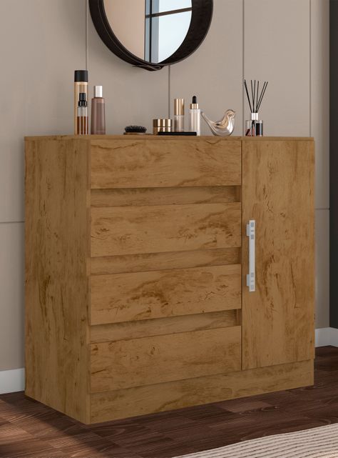 Cómoda 8000 4 Cajones 1 Puerta-4