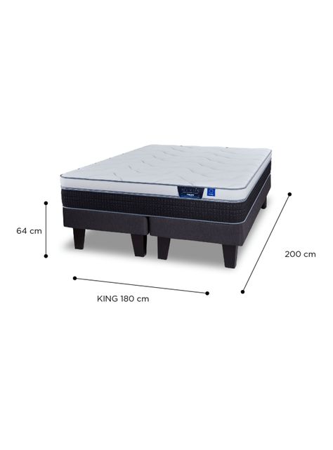 Cama Europea Nexus King + Respaldo Lorraine-1