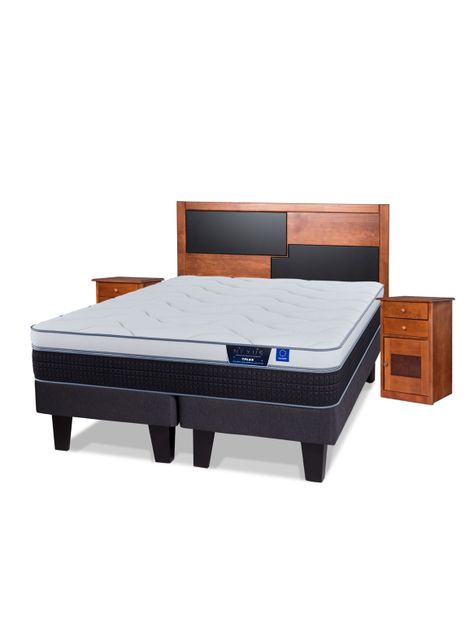 Cama Europea Nexus King + Set de Muebles Colonia-0
