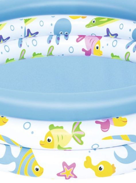 Piscina Inflable 3 Anillos Fondo Marino 101 L-1