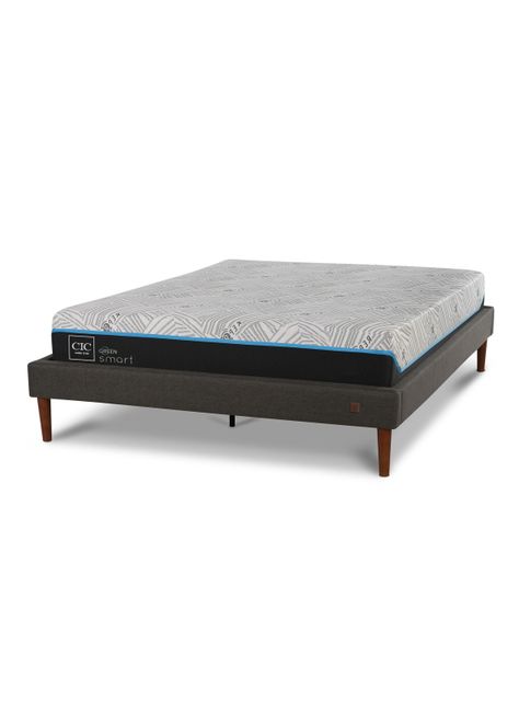 Cama Europea Curve Green Infinity 2 Plazas-0
