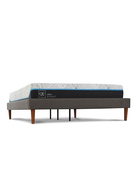 Cama Europea Curve Green Infinity 2 Plazas-3