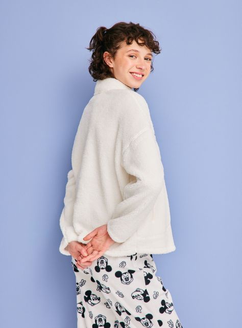 Pijama Disney Mickey Polerón Coral Pantalón Polar-1