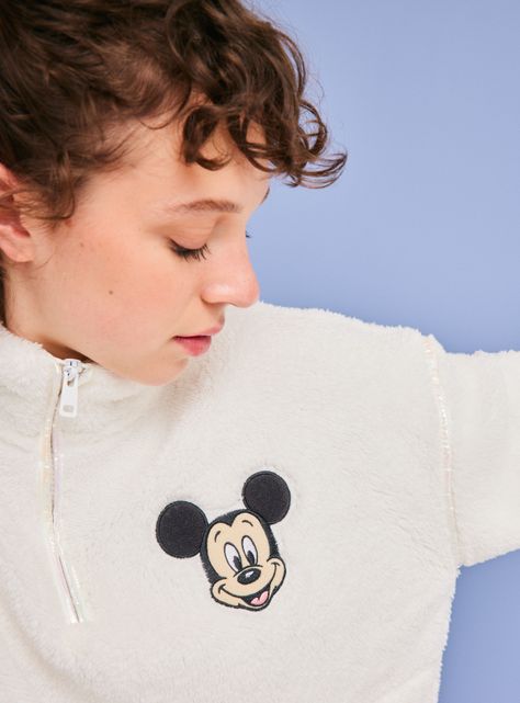 Pijama Disney Mickey Polerón Coral Pantalón Polar-2
