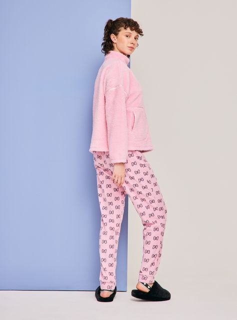 Pijama Disney Minnie Polerón Coral Pantalón Polar-5