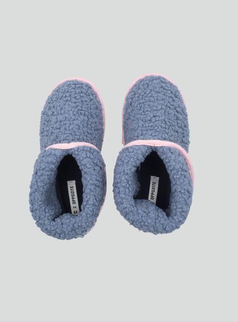 Pantufla Botita Ribete en Contraste-2