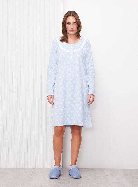 Camisa de Dormir Full Print Polar-4