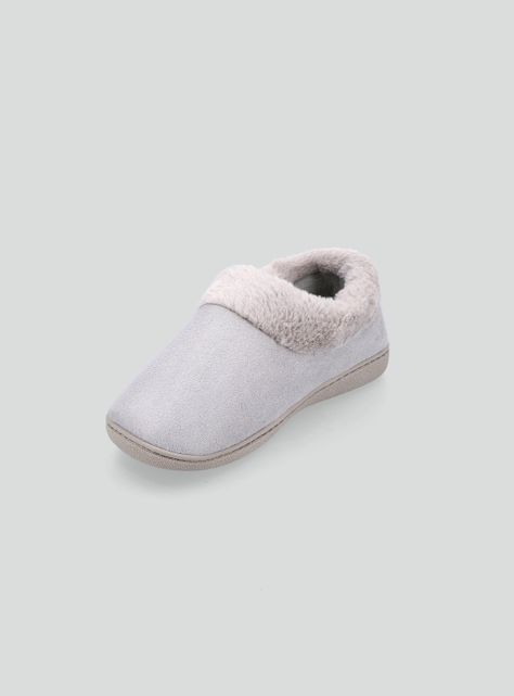 Pantufla Botita Suede con Piel-2