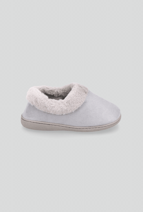 Pantufla Botita Suede con Piel-3