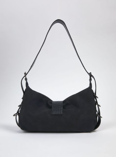 Cartera de Hombro Tipo Baguette Hebilla-2