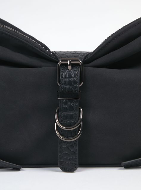 Cartera de Hombro Tipo Baguette Hebilla-3