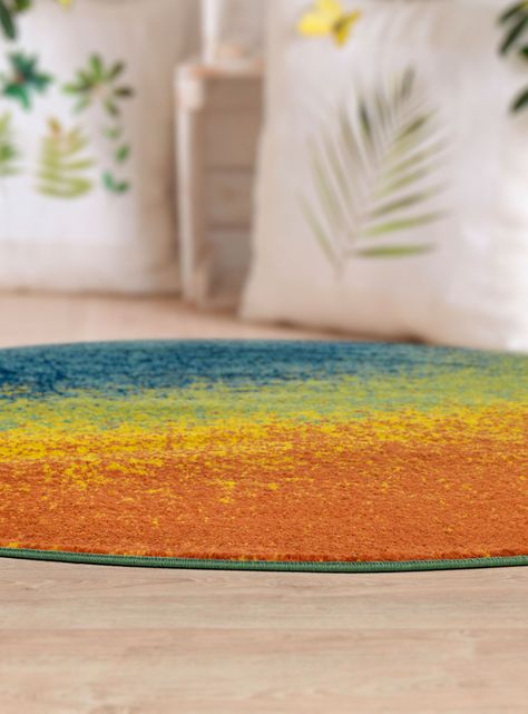 Alfombra Redonda 160 cm Florida Multicolor-4