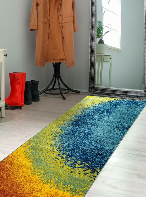 Alfombra de Pasillo 70 x 230 cm Florida D3 Multicolor-4