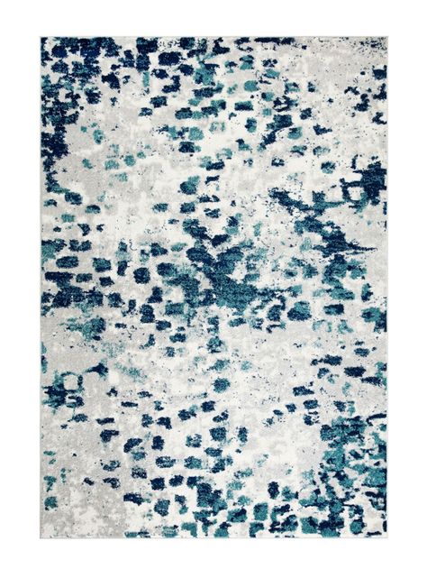 Alfombra Florida 200 x 290 cm Azul Puntos-0