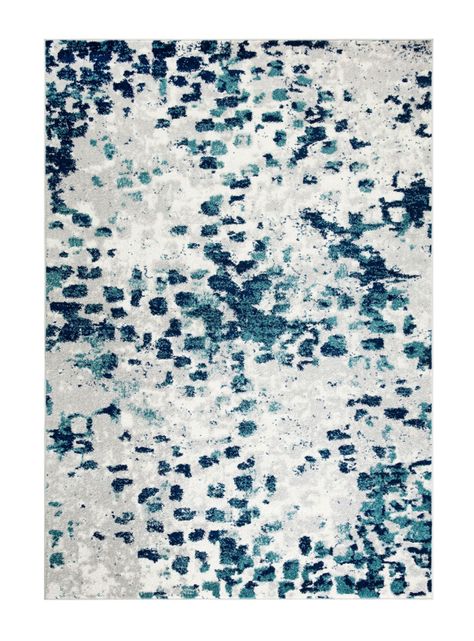 Alfombra Florida 240 x 305 cm Azul Puntos-0