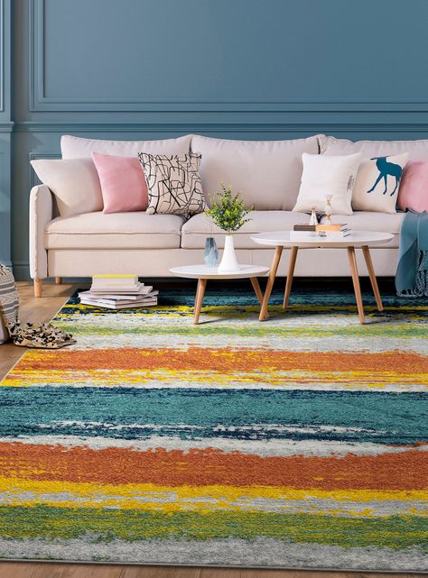 Alfombra Living-Comedor 160 x 210 cm Florida Verde Texturas-5