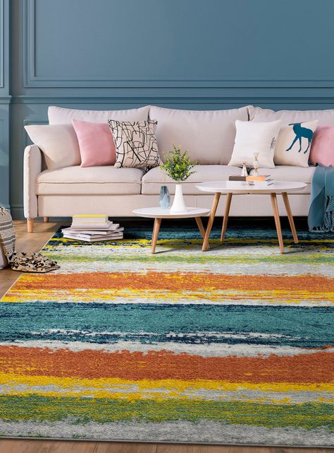 Alfombra Living-Comedor 200 x 290 cm Florida Verde Texturas-5