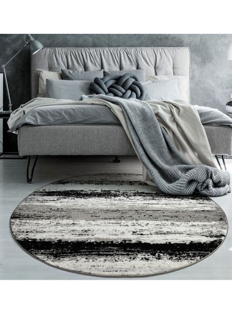 Alfombra Redonda 160 cm Florida D2 Gris-2