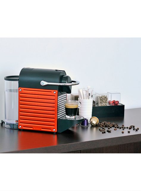 Cafetera Nespresso Pixie C60 Roja y Espumador de Leche-4