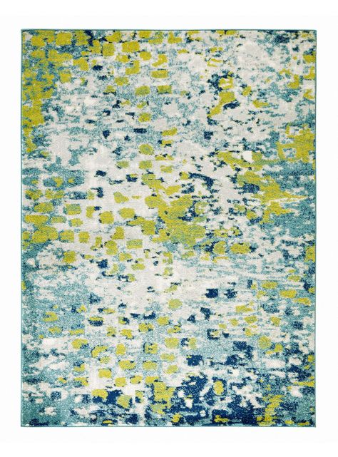 Alfombra Living-Comedor 200 x 290 cm Florida Verde Puntos-0