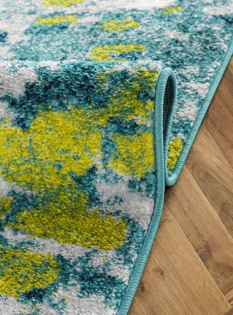 Alfombra Living-Comedor 240 x 305 cm Florida Verde Puntos-1