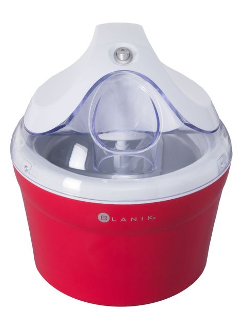 Máquina Helado Ice Cream Maker Roja-0