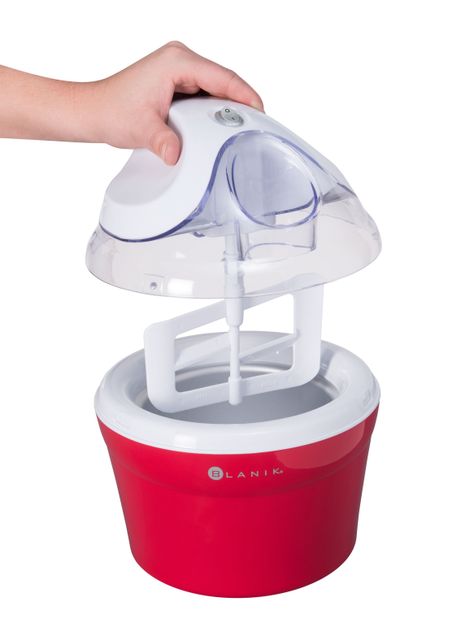 Máquina Helado Ice Cream Maker Roja-1