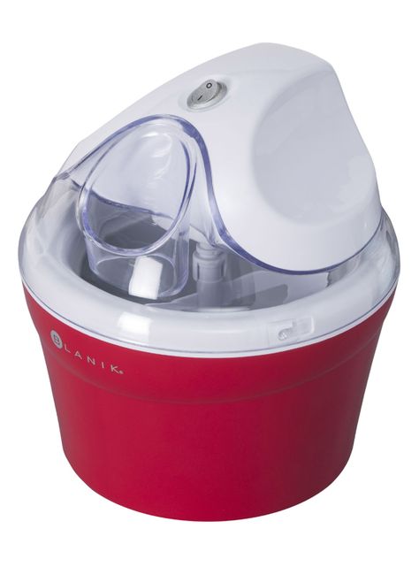 Máquina Helado Ice Cream Maker Roja-2
