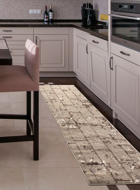 Alfombra de Pasillo 70 x 230 cm Florida Beige-2